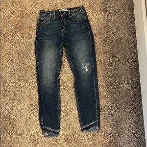 Women's Dark Blue Jeans